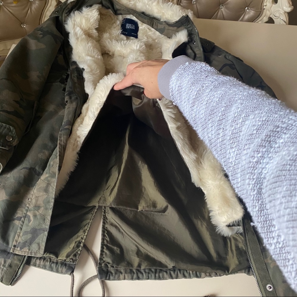 Zara camouflage coat - Picture 6 of 12